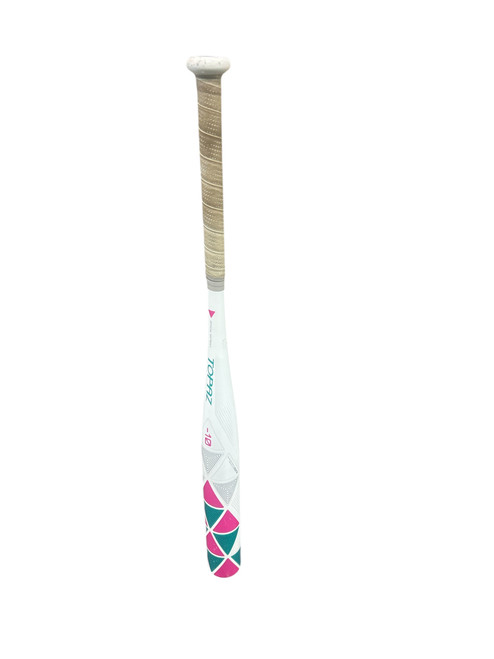 Vist Large View of Product Image Which is Used Easton FP18TPZ BB/SB Fastpitch Bat White 30"