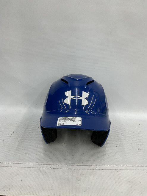 Vist Large View of Product Image Which is Used Under Armour HELMET Batting Helmet No Mask Royal Blue MD