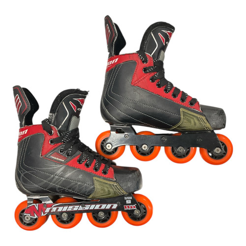 Vist Large View of Product Image Which is Used Mission CSX Junior Aggressive Skates Black Junior 04