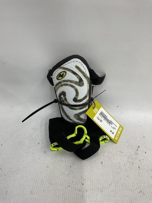 Vist Large View of Product Image Which is Used Soccer Shin Guards Youth White SM