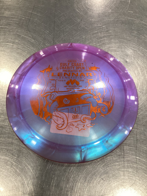 Vist Large View of Product Image Which is Used Dynamic Discs RAIDER Disc Golf Driver Purple
