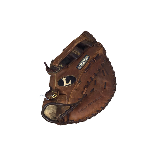 Vist Large View of Product Image Which is Used Louisville Slugger OMAHA PRO SERIES BB/SB First Base RH Throw Brown 12 1/2"