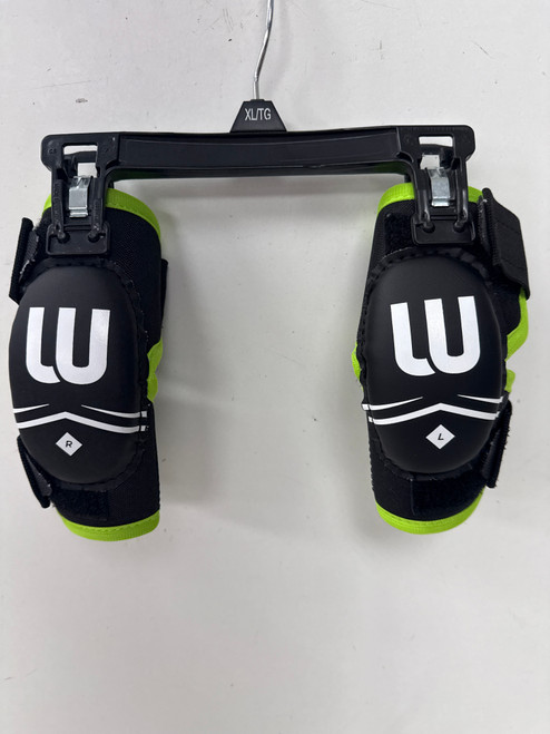Vist Large View of Product Image Which is Used WinnWell AMP Youth Elbow Pads SM