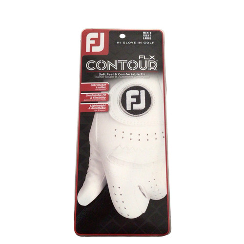 Vist Large View of Product Image Which is Used Foot Joy Mens Golf Glove White LG