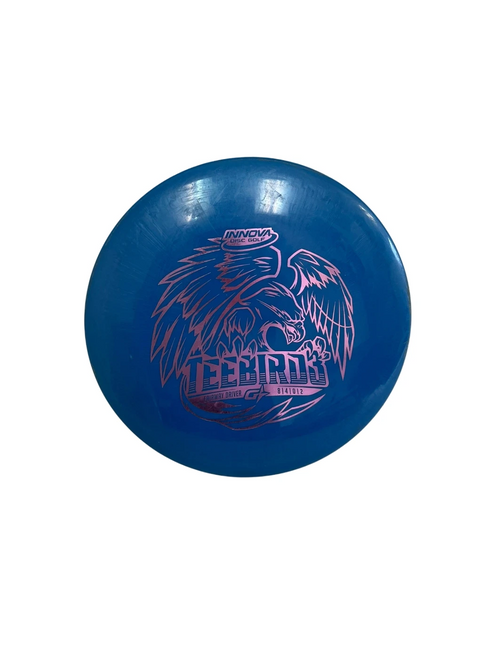Vist Large View of Product Image Which is Used Innova Star TeeBird 3 Navy Blue 172g Disc Golf Driver
