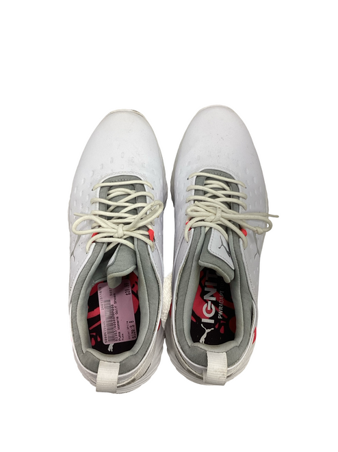 Vist Large View of Product Image Which is Used Puma Womens Golf Shoes White Senior 8