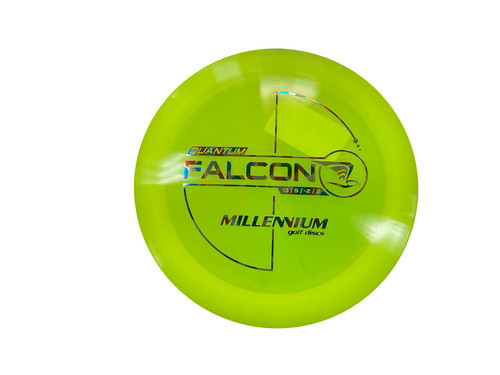 Vist Large View of Product Image Which is Used Millennium QUANTUM FALCON Disc Golf Driver Neon Green 173g