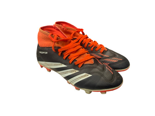 Vist Large View of Product Image Which is Used Adidas Soccer Cleats Black Junior 04