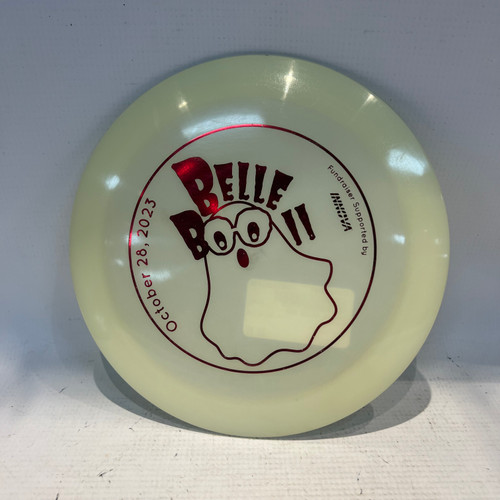 Vist Large View of Product Image Which is Used Innova BELLE BOO Disc Golf Driver White