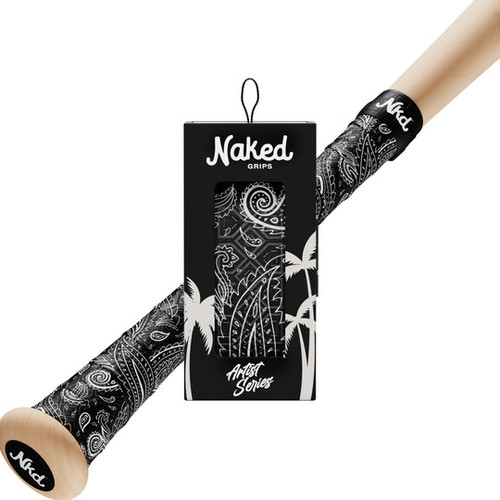 Vist Large View of Product Image Which is New Naked Grips Black Paisley