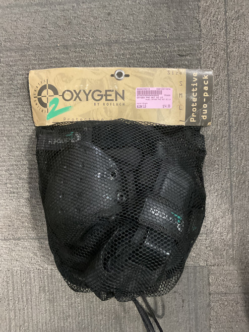 Vist Large View of Product Image Which is Used OXYGEN PAD SET SZ LG Inline Protective Set Black LG