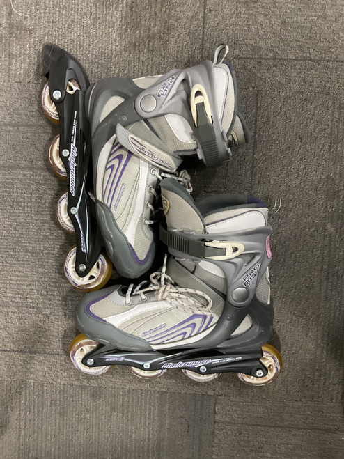 Vist Large View of Product Image Which is Used Bladerunner PRO 80 Senior Rec Fitness Skates Purple Senior 10