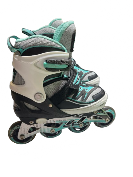 Vist Large View of Product Image Which is Used 2PM SPORTS ADJUSTABLE 13Y-3J Junior Rec Fitness Skates White Adjustable