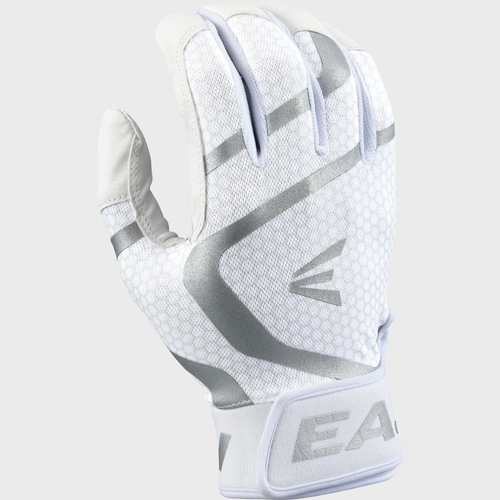 Vist Large View of Product Image Which is New Mav GT Batting Gloves Wht/Wht Yth Lg
