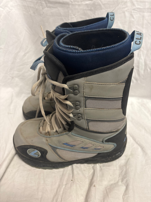 Vist Large View of Product Image Which is Used Lamar SNOW BOARD BOOTS Mens Snowboard Boots Grey Senior 9