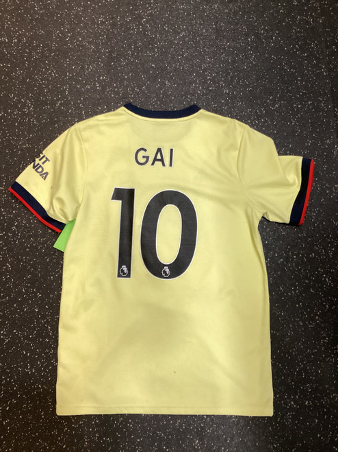 Vist Large View of Product Image Which is Used Adidas ARSENAL Soccer Top Adt Yellow LG