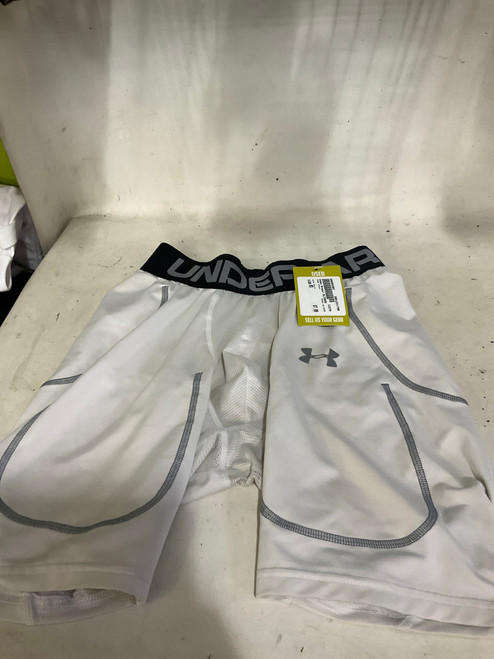 Vist Large View of Product Image Which is Used Under Armour SLIDERS FB Girdles White MD