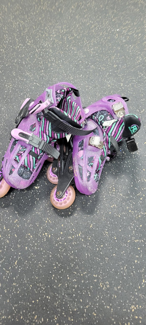 Vist Large View of Product Image Which is Used RollerDerby 12-2 Junior Rec Fitness Skates Black Adjustable