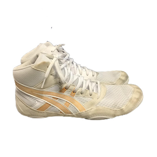Vist Large View of Product Image Which is Used Asics The SNAPDOWN™ 4 Wrestling Shoes White Senior 11