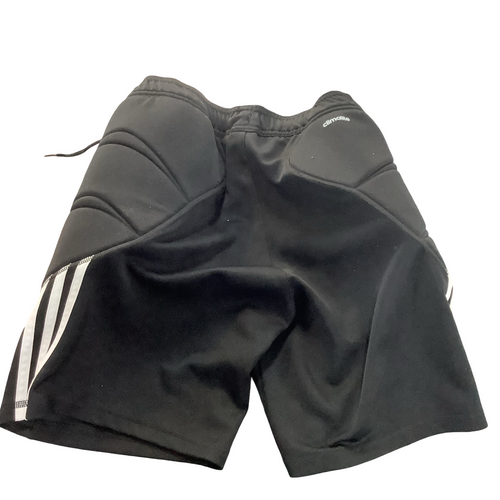 Vist Large View of Product Image Which is Used Adidas GOALIE SHORTS Goalie Bottom Adt Black SM