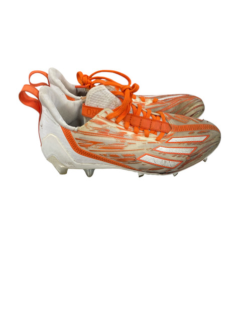 Vist Large View of Product Image Which is Used Adidas Adult FB Cleats Orange Senior 6.5