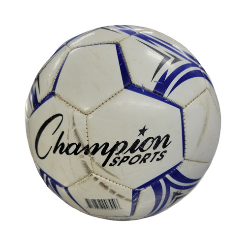Vist Large View of Product Image Which is Used Champion Sports CHALLENGER All Size Soccer Ball White 5