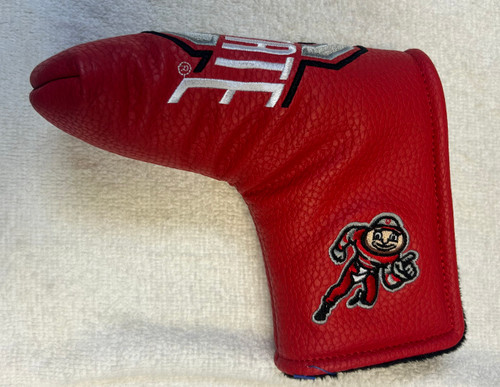 Vist Large View of Product Image Which is Used Oakley OHIO STATE HEADCOVER Putter Headcover