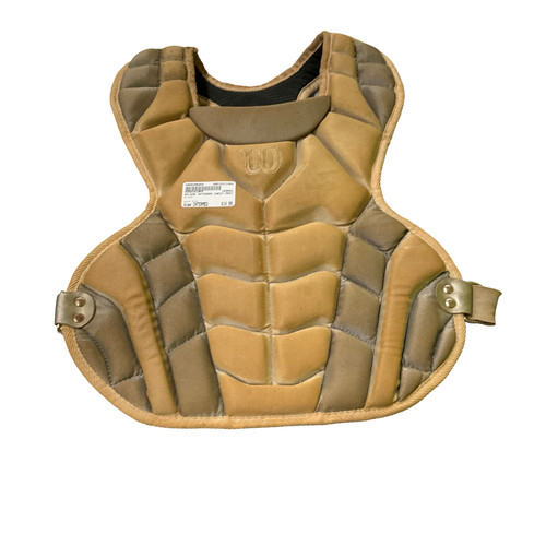 Vist Large View of Product Image Which is Used Wilson Catchers Chest Protector Grey Intermed