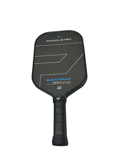 Vist Large View of Product Image Which is Used PADDLETEK BANTAM TKO Pickleball Racquet Black