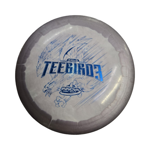 Vist Large View of Product Image Which is Used Innova TEEBIRD 3 HALO Disc Golf Driver Purple