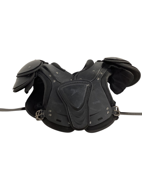 Vist Large View of Product Image Which is Used Xenith FLYTE FB Shoulder Pads Black MD