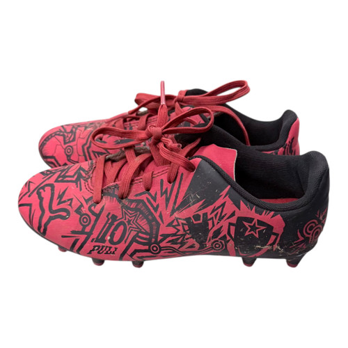 Vist Large View of Product Image Which is Used Puma Soccer Cleats Red Junior 02