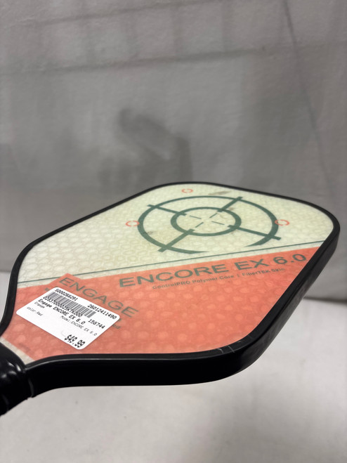 Vist Large View of Product Image Which is Used Engage ENCORE EX 6.0 Pickleball Racquet Red