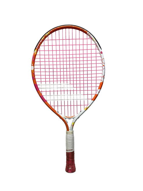 Vist Large View of Product Image Which is Used Babolat B FLY 21 Girls Tennis Racquet Orange 21"