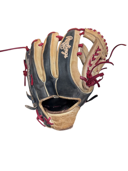 Vist Large View of Product Image Which is Used Rawlings HEART OF THE HIDE BB/SB Glove RH Throw Red 11 1/2"
