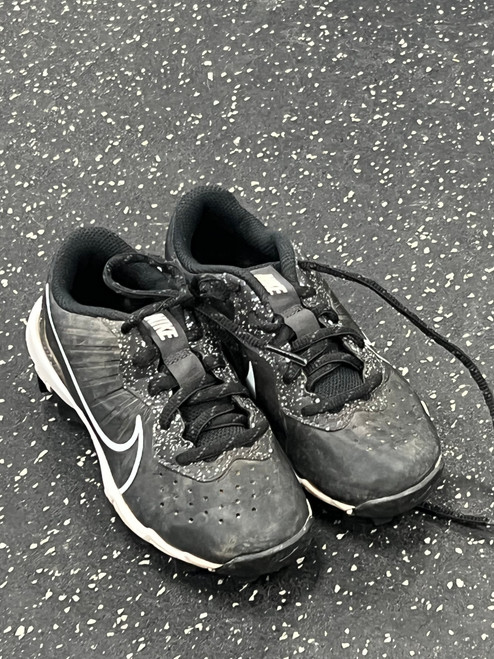 Vist Large View of Product Image Which is Used Nike FASTFLEX BB/SB Cleats Black Youth 11.0