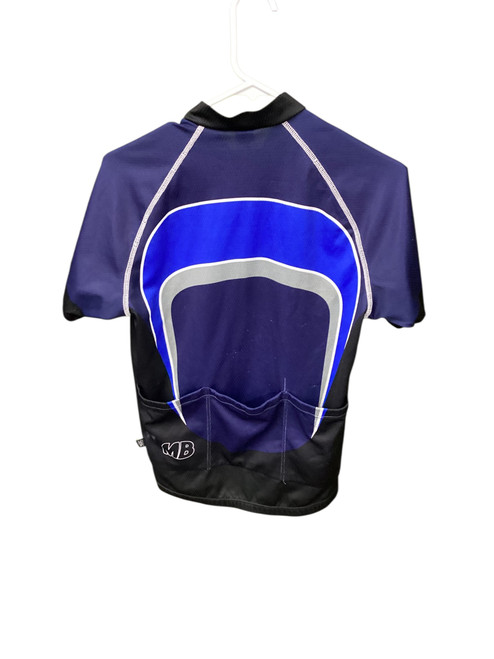 Vist Large View of Product Image Which is Used Bergamo Adult Cycling Top Navy Blue MD