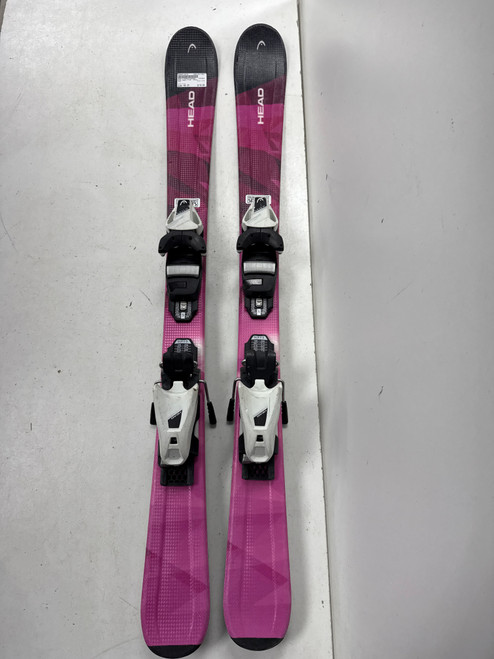 Vist Large View of Product Image Which is Used Head PINK Girls DH Ski/Binding Pink 105 cm