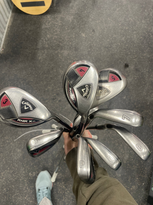 Vist Large View of Product Image Which is Used Callaway RAZR X HL Mens Iron Set RH 5I-GW/AW