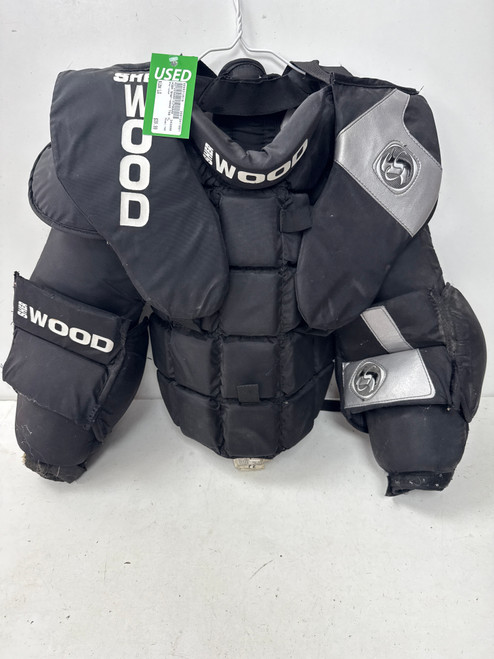 Vist Large View of Product Image Which is Used Sher-wood T90 Youth Body Armor LG