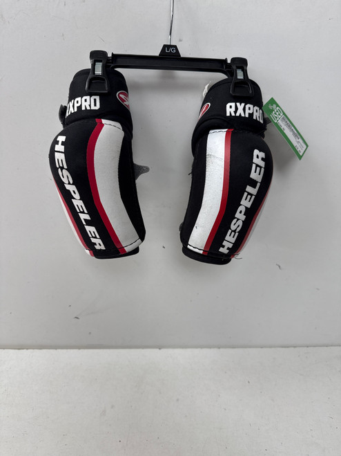 Vist Large View of Product Image Which is Used Hespeler ROGUE Junior Elbow Pads MD