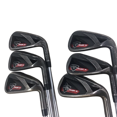 Vist Large View of Product Image Which is Used Callaway RAZR X BLACK Mens Iron Set RH 5I-PW