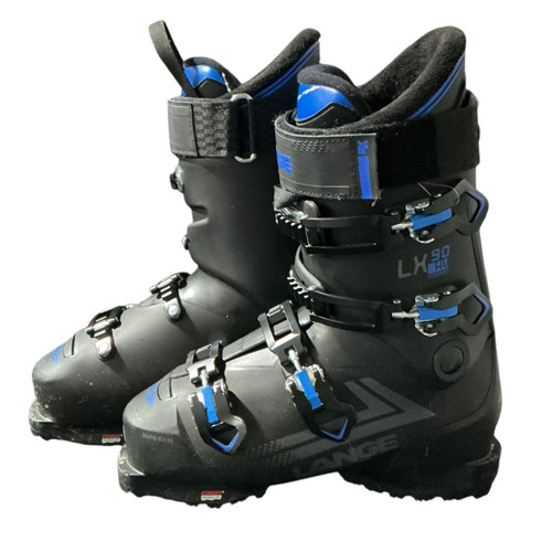 Vist Large View of Product Image Which is Used Lange LX 90HV Mens DH Ski Boot Black 255 MP - M07.5 - W08.5