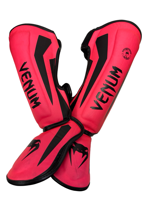 Vist Large View of Product Image Which is Used VENUM Martial Arts Shin Pads Pink Medium