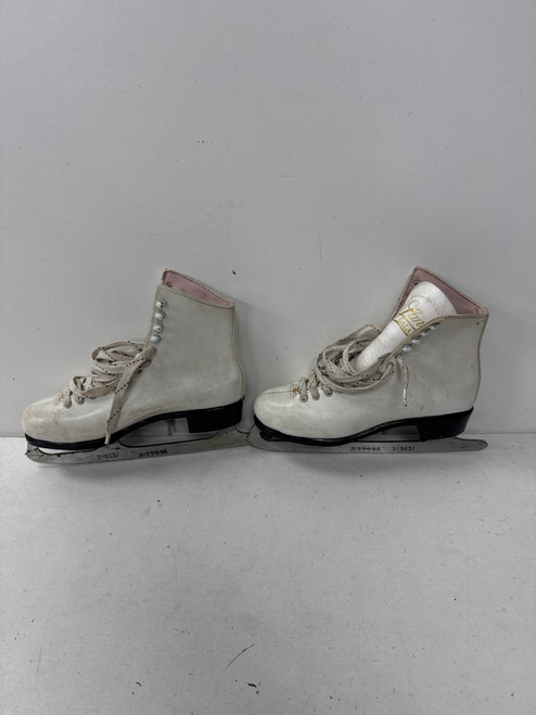 Vist Large View of Product Image Which is Used Lange GALAXY WomensFigure Skate White Senior 8