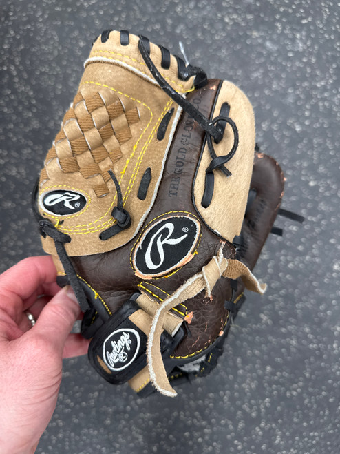 Vist Large View of Product Image Which is Used Rawlings PLAYMAKER SERIES BB/SB Glove RH Throw Brown 10 1/2"