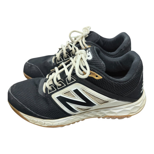 Vist Large View of Product Image Which is Used New Balance TURFS BB/SB Cleats Black Senior 9