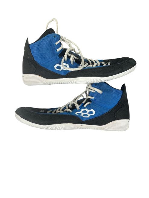 Vist Large View of Product Image Which is Used Wrestling Shoes Royal Blue Senior 10.5