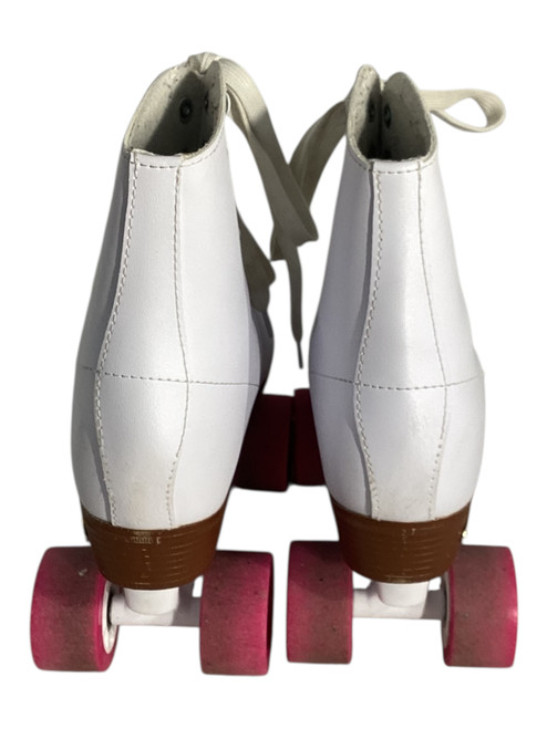 Vist Large View of Product Image Which is Used Chicago 301 Senior Roller Quad Skates White Senior 9