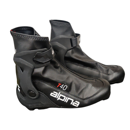Vist Large View of Product Image Which is Used Alpina Womens NNN XC Ski Boots Black M 08.5-09 / W 09-09.5